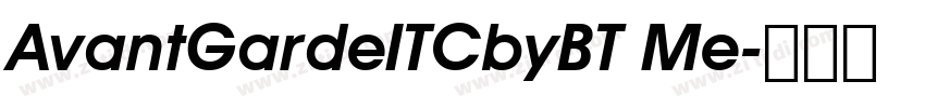 AvantGardeITCbyBT Me字体转换